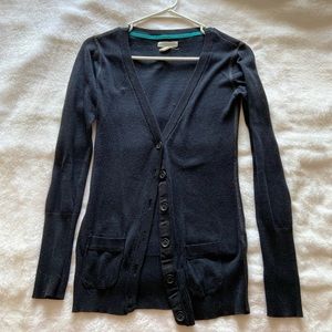 Aeropostale Black Cardigan